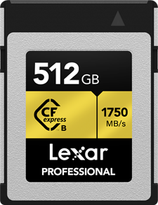 Lexar Professional CFexpress Type B Card GOLD 512GB: beste prijzen