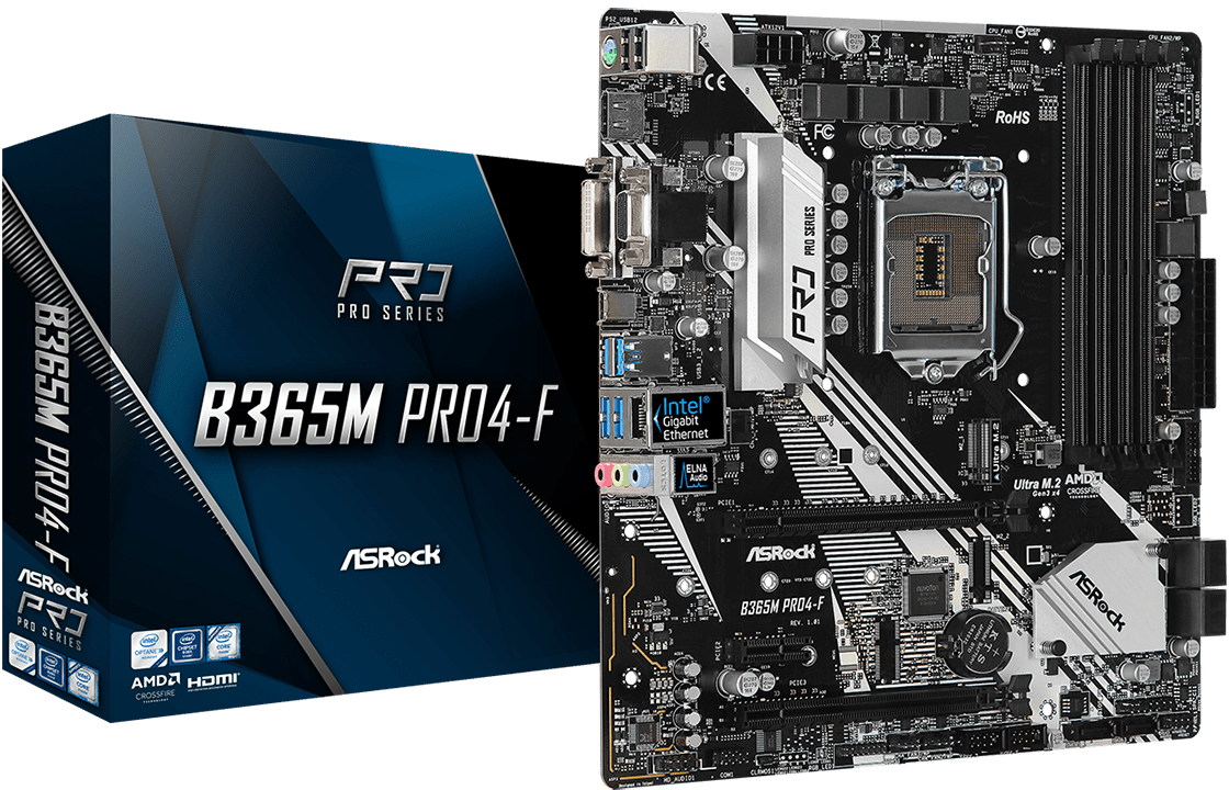 ASRock B365M Pro4-F: beste prijs - Tweakers
