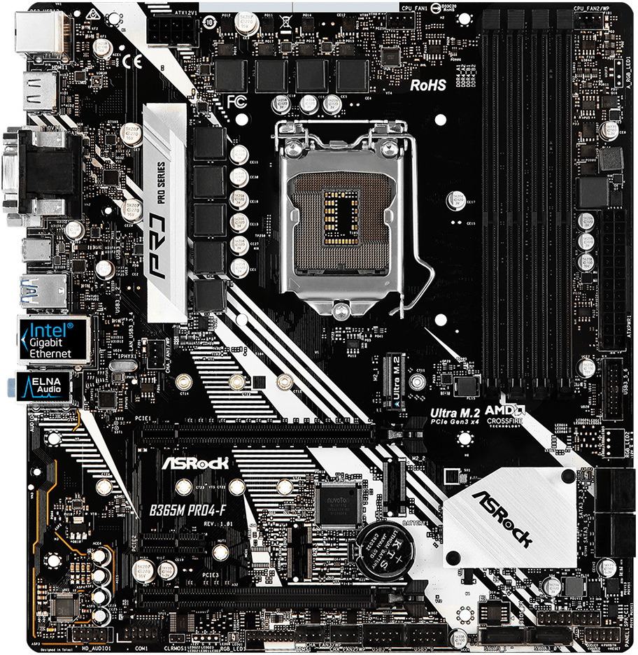 ASRock B365M Pro4-F: beste prijs - Tweakers