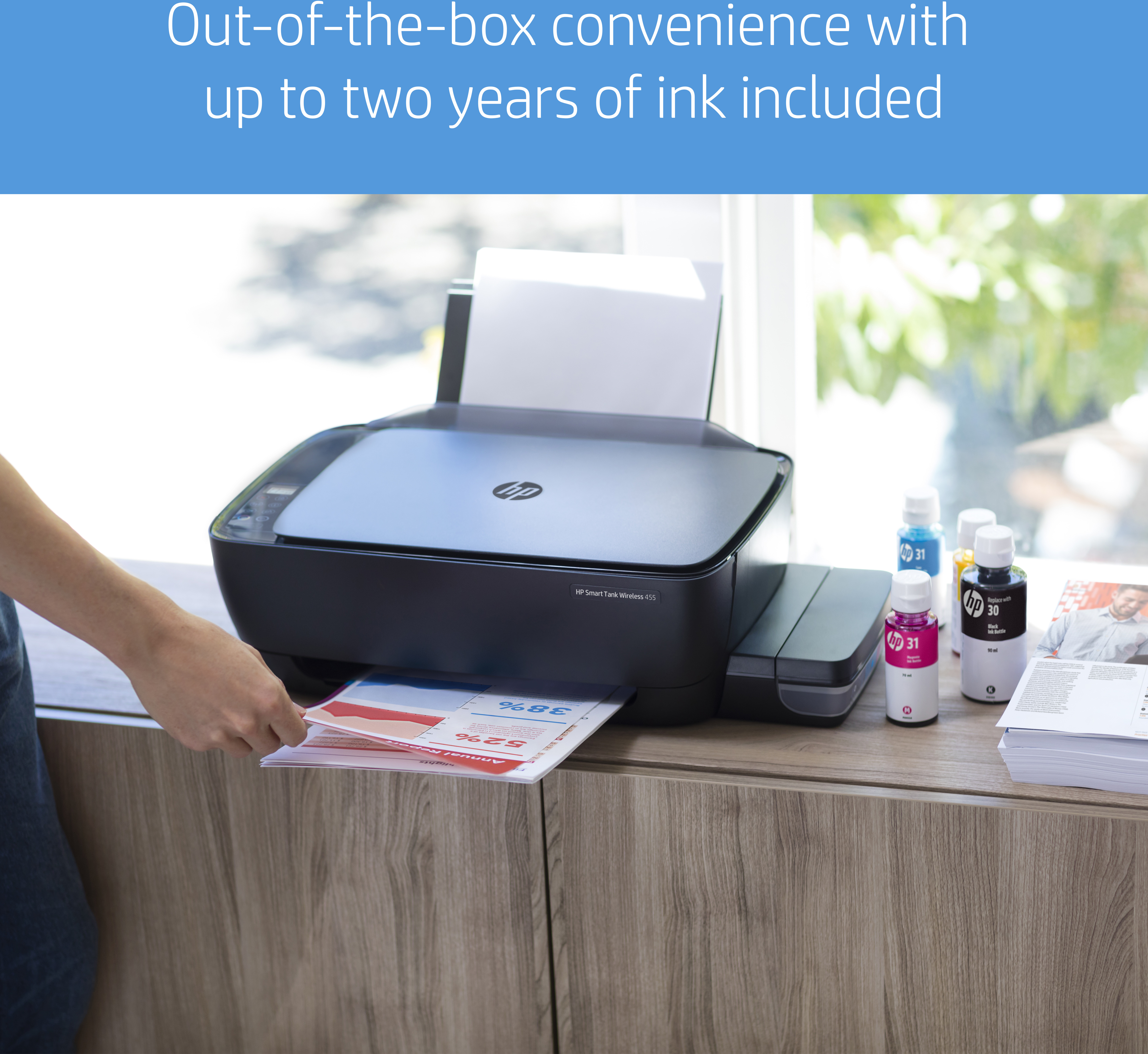 hp smart tank wireless 455 printer