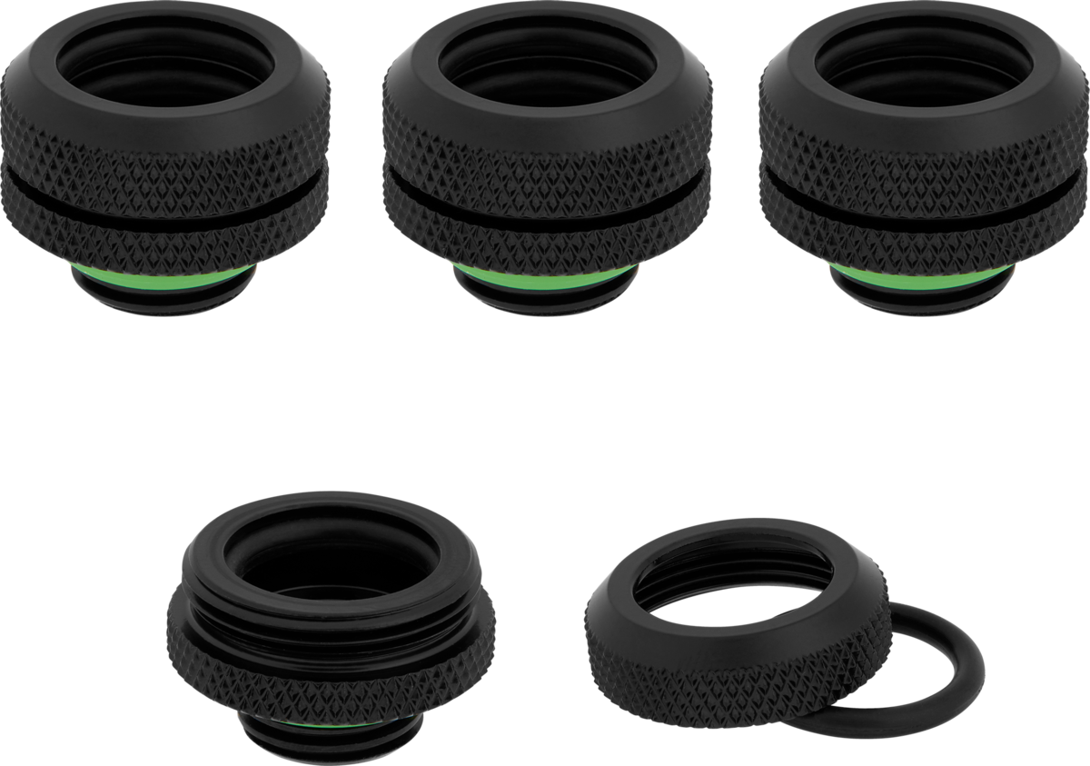 Corsair Hydro X Series XF Compresión 10/13mm ID/OD Pack de 4 Blanco