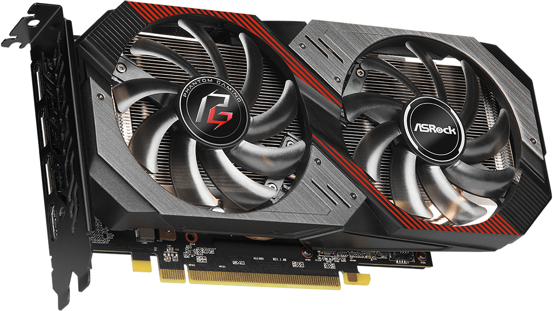 Graphics Card Asrock Phantom Gaming Rx 5500 Xt Asrock Amd 5500 Xt
