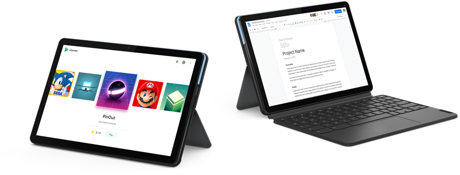 Lenovo IdeaPad Duet Chromebook (ZA6F0004NL, Qwerty toetsenbord