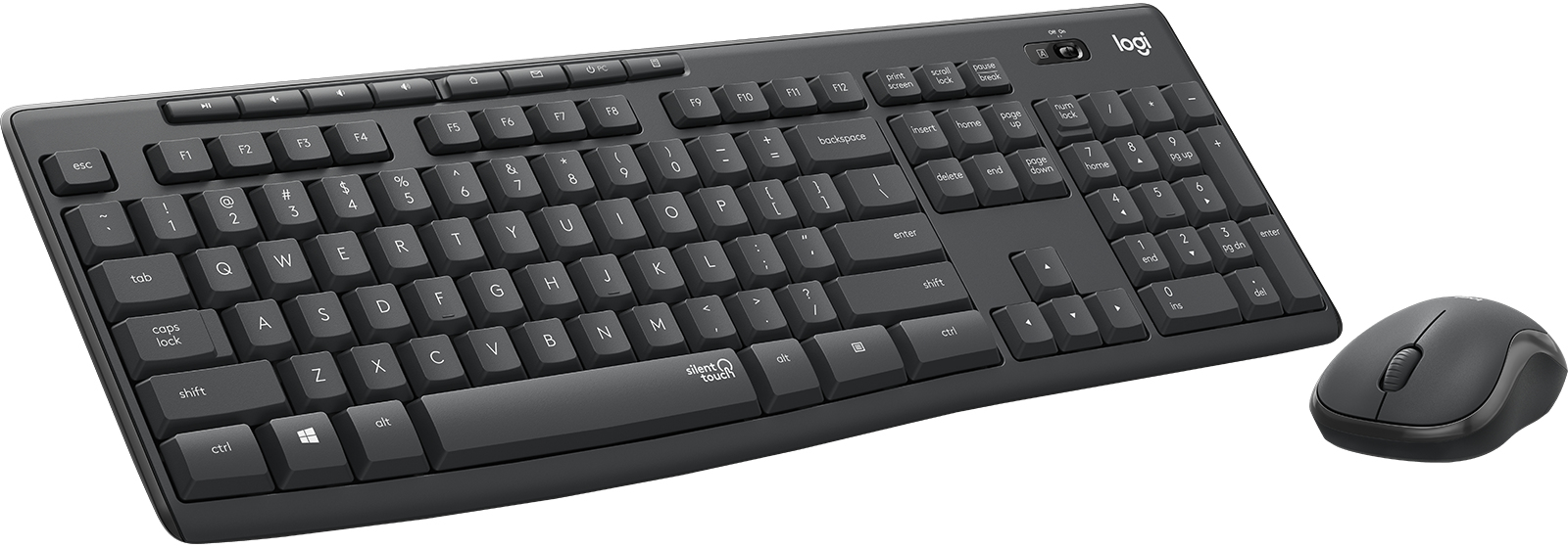 Logitech MK295 Silent Wireless Combo (Qwerty US) Zwart: beste