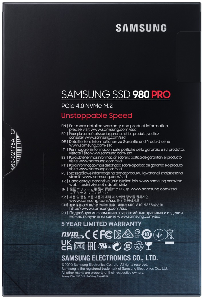 Samsung 980 Pro 1tb Kenmerken Tweakers