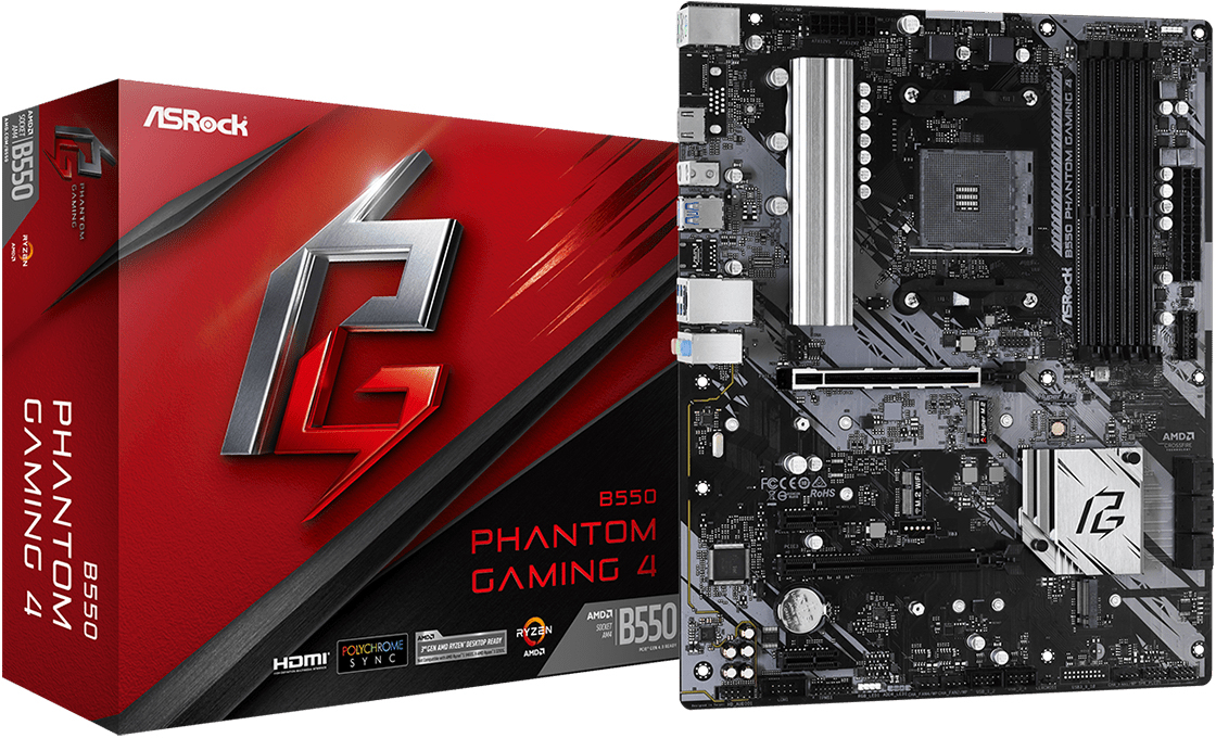 ASRock B550 Phantom Gaming 4: beste prijs - Tweakers