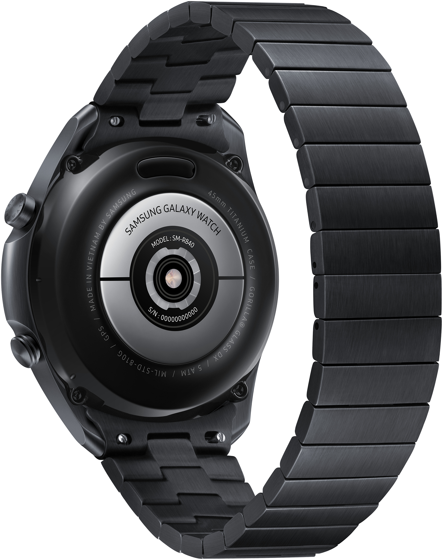 samsung galaxy watch3 zwart 45 mm titanium