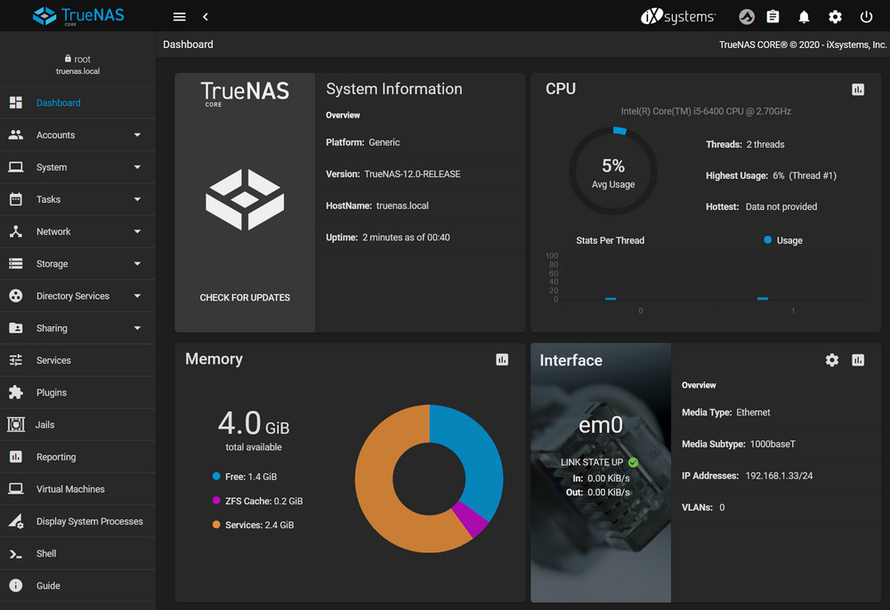 Software-update: FreeNAS 0.7.2 - Computer - Downloads - Tweakers