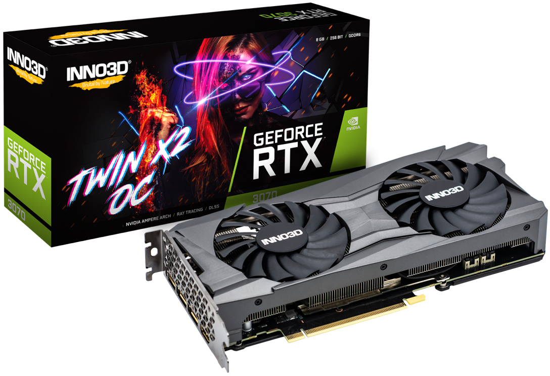 INNO3D GeForce RTX 3070 Twin X2 OC: beste prijzen, echte reviews