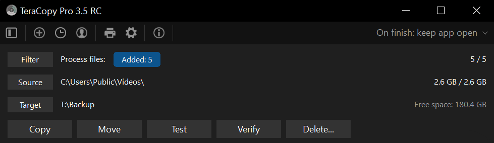 TeraCopy