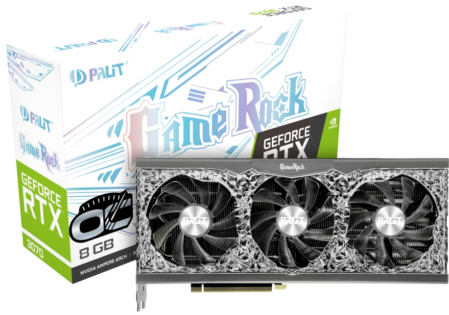 Palit GeForce RTX 3070 GameRock OC: beste prijs - Tweakers