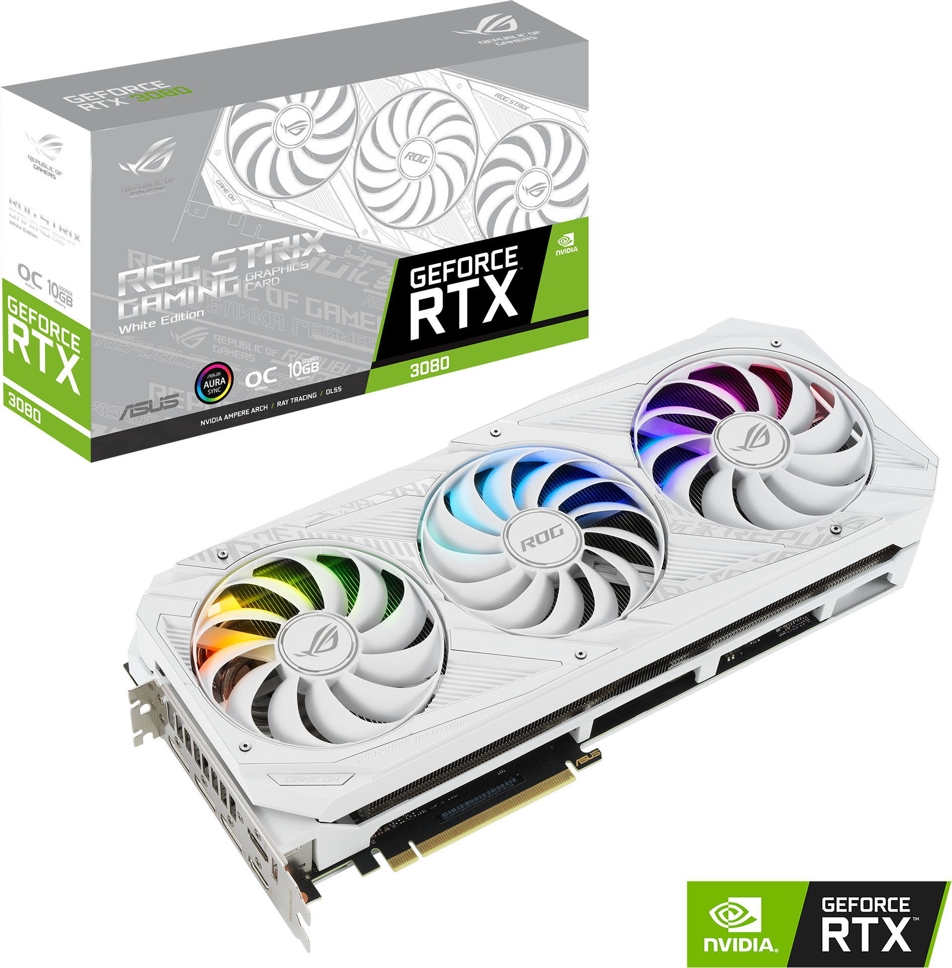 【緊急値下げ】ASUS ROG GeForce RTX 3080 OC 白色 緊急値下げ】ASUS ROG GeForce RTX 3080 OC 白色 緊急値下げ】ASUS ROG