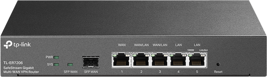 TP-Link TL-ER7206 SafeStream Gigabit Multi-WAN VPN-router: beste