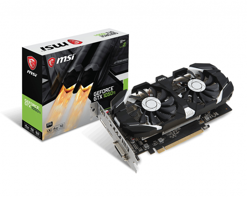 Msi Gtx 10560 MSI GeForce GTX 1050 TI 4GT OC: Beste Prijs