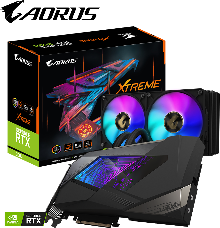 Gigabyte AORUS GeForce RTX 3080 Xtreme Waterforce 10G (rev. 1.0
