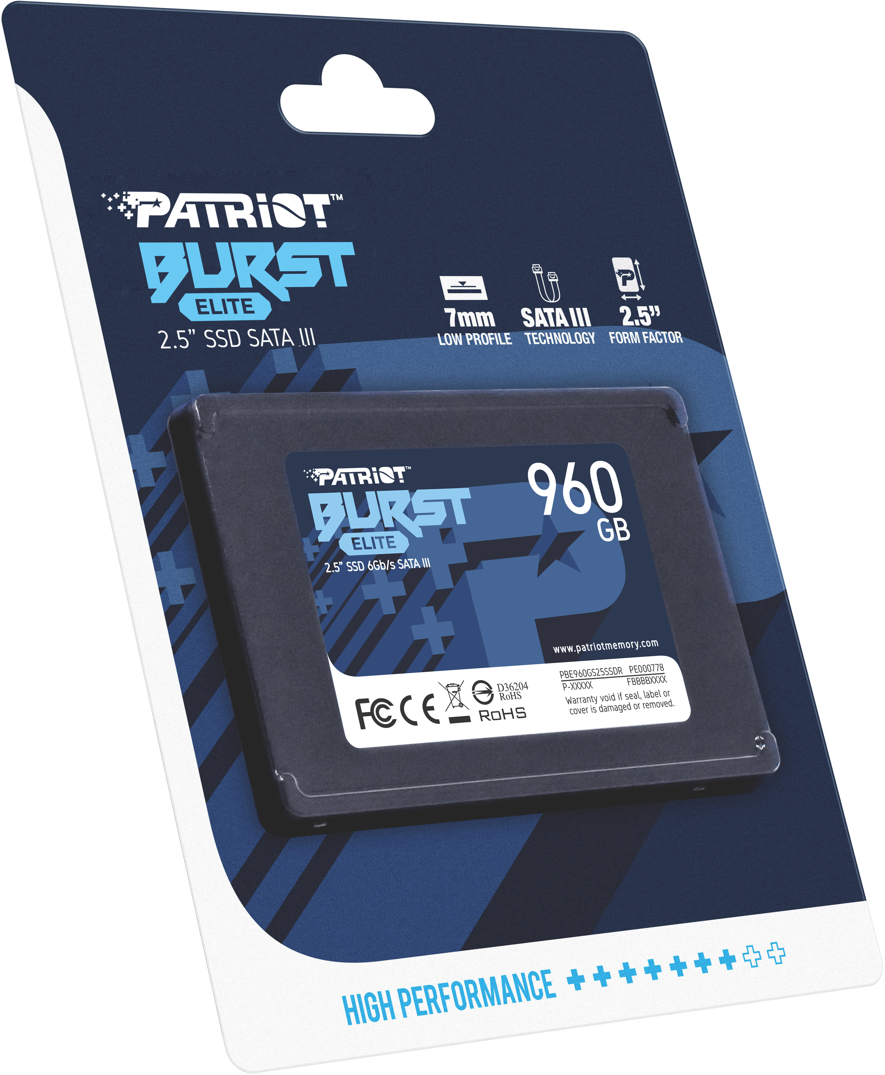 PATRIOT Burst Elite 960GB SSD 2.5インチ Patriot Burst Elite 960GB: beste prijs - Tweakers