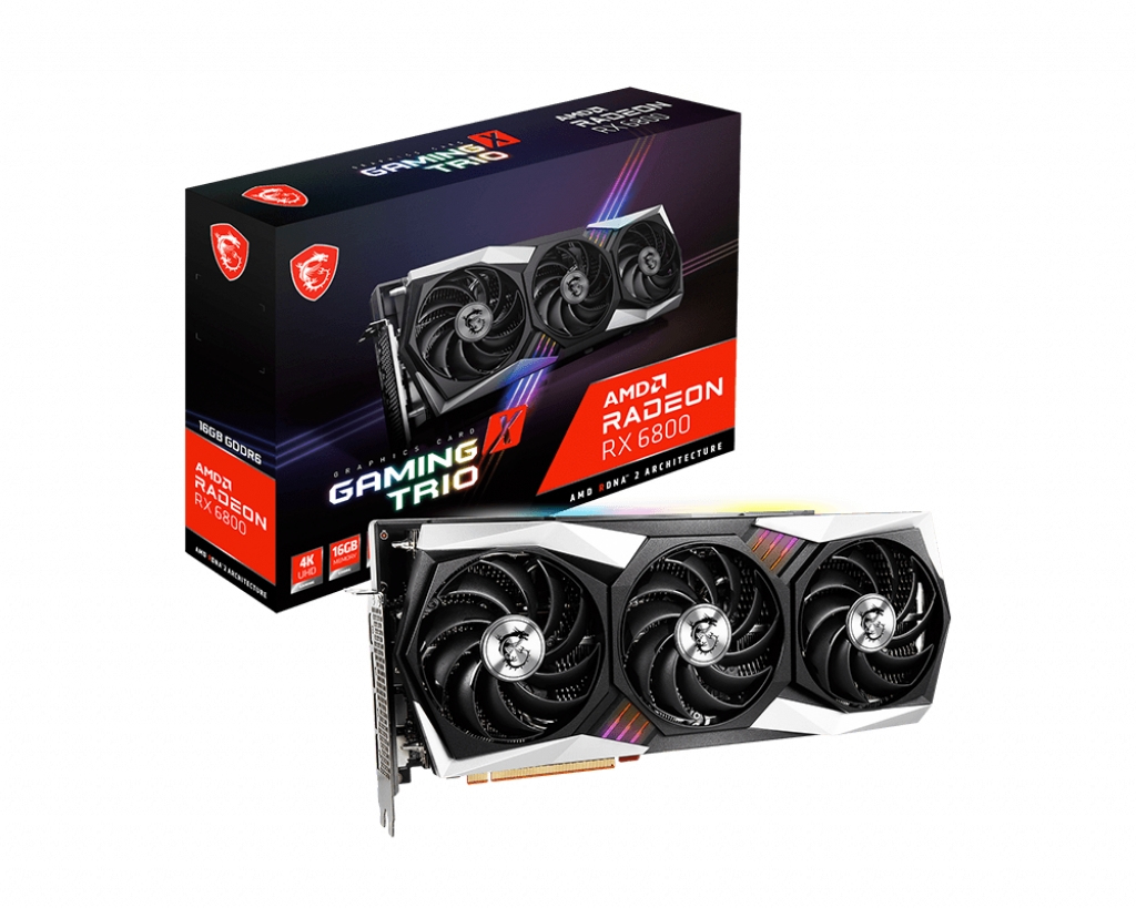 PCパーツ Radeon RX 6800 Gaming X Trio 16gb