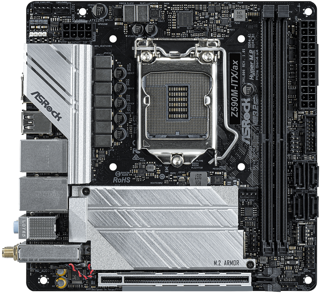 ASRock Z590M-ITX/ax: beste prijzen, echte reviews en specificaties