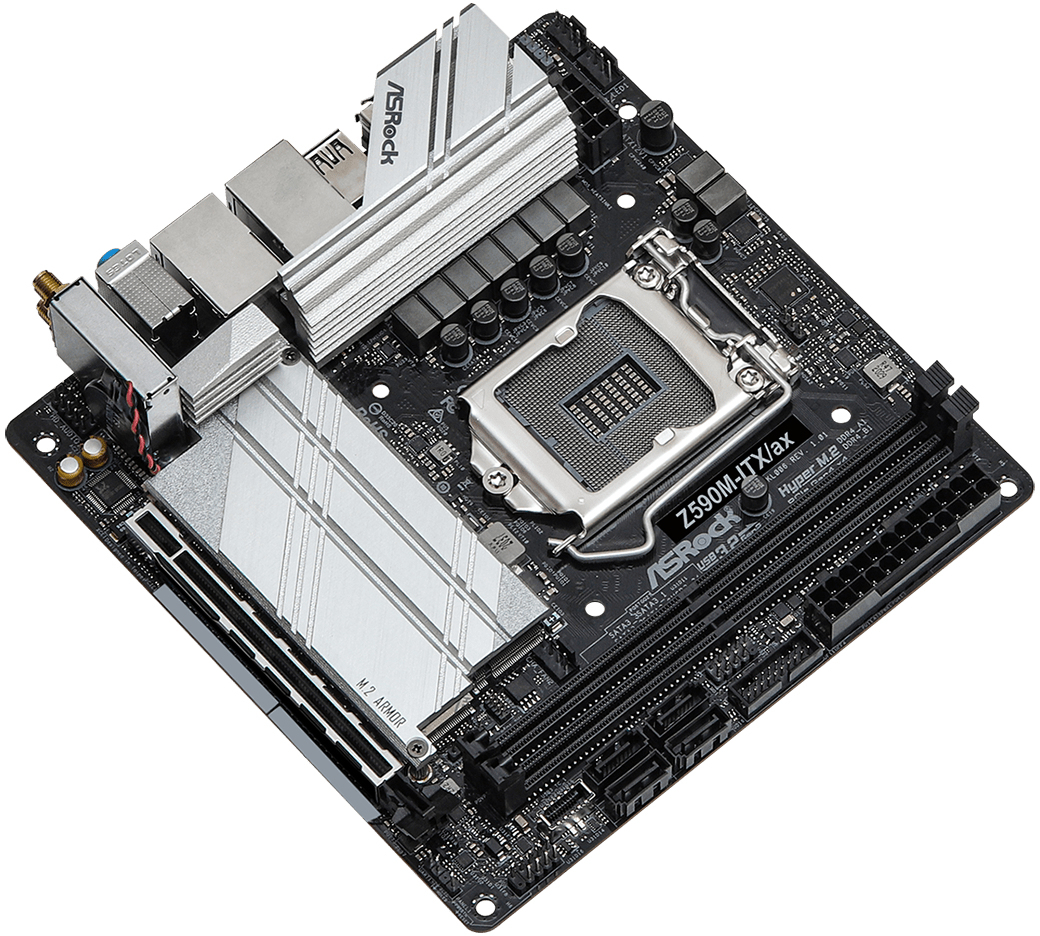 【ITX/Dual LAN】i5-11400 H570M 32GB AXP90 ASRock Z590M-ITX/ax: beste prijzen, echte reviews en specificaties