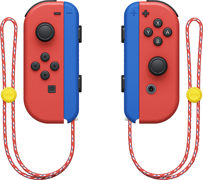 Nintendo Switch (2019 model) Mario Red and Blue Edition Blauw