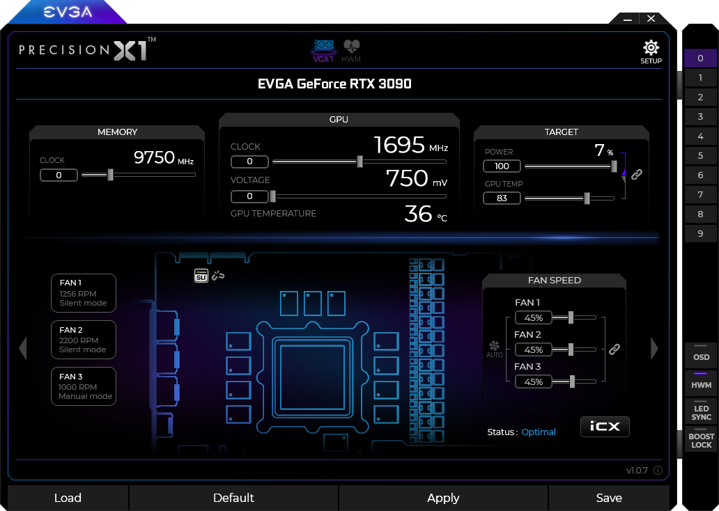 EVGA Precision X1