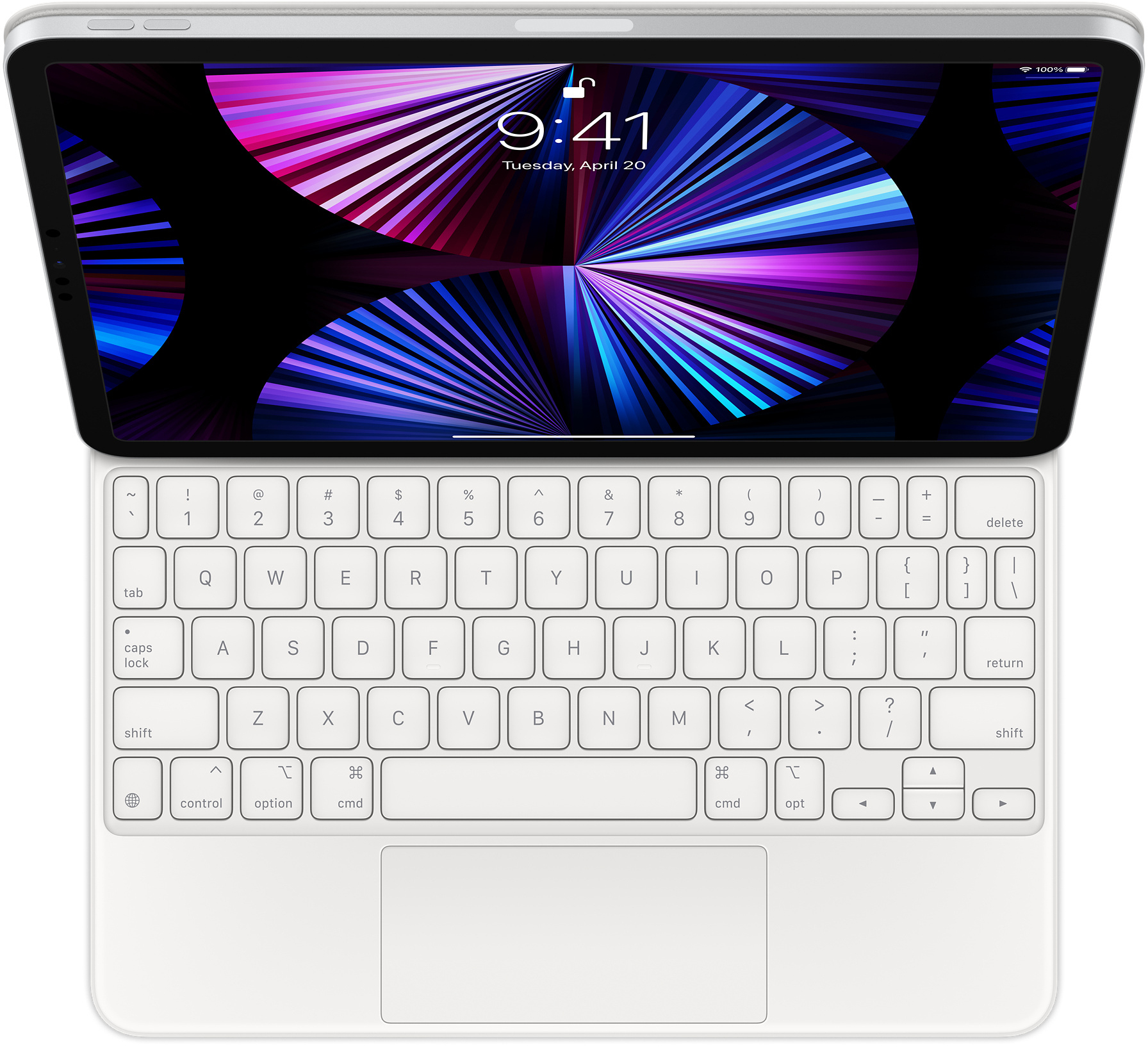 (美品) iPad Magic Keyboard Air、Pro 11 US Apple Magic Keyboard voor iPad Pro 11-inch (3e gen.) en iPad Air