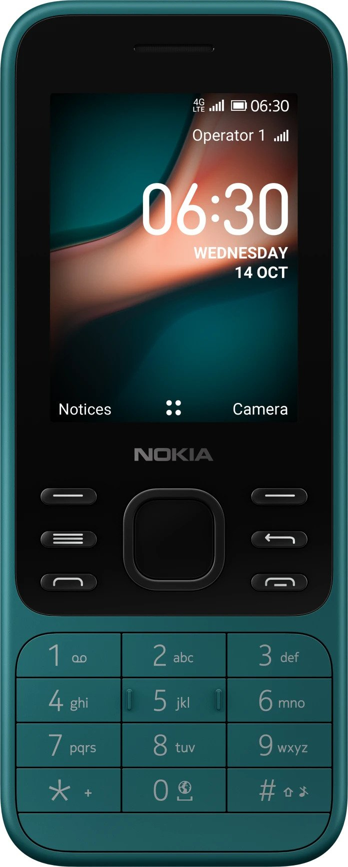 Nokia 6300 4G – mobiele telefoon, houtskool