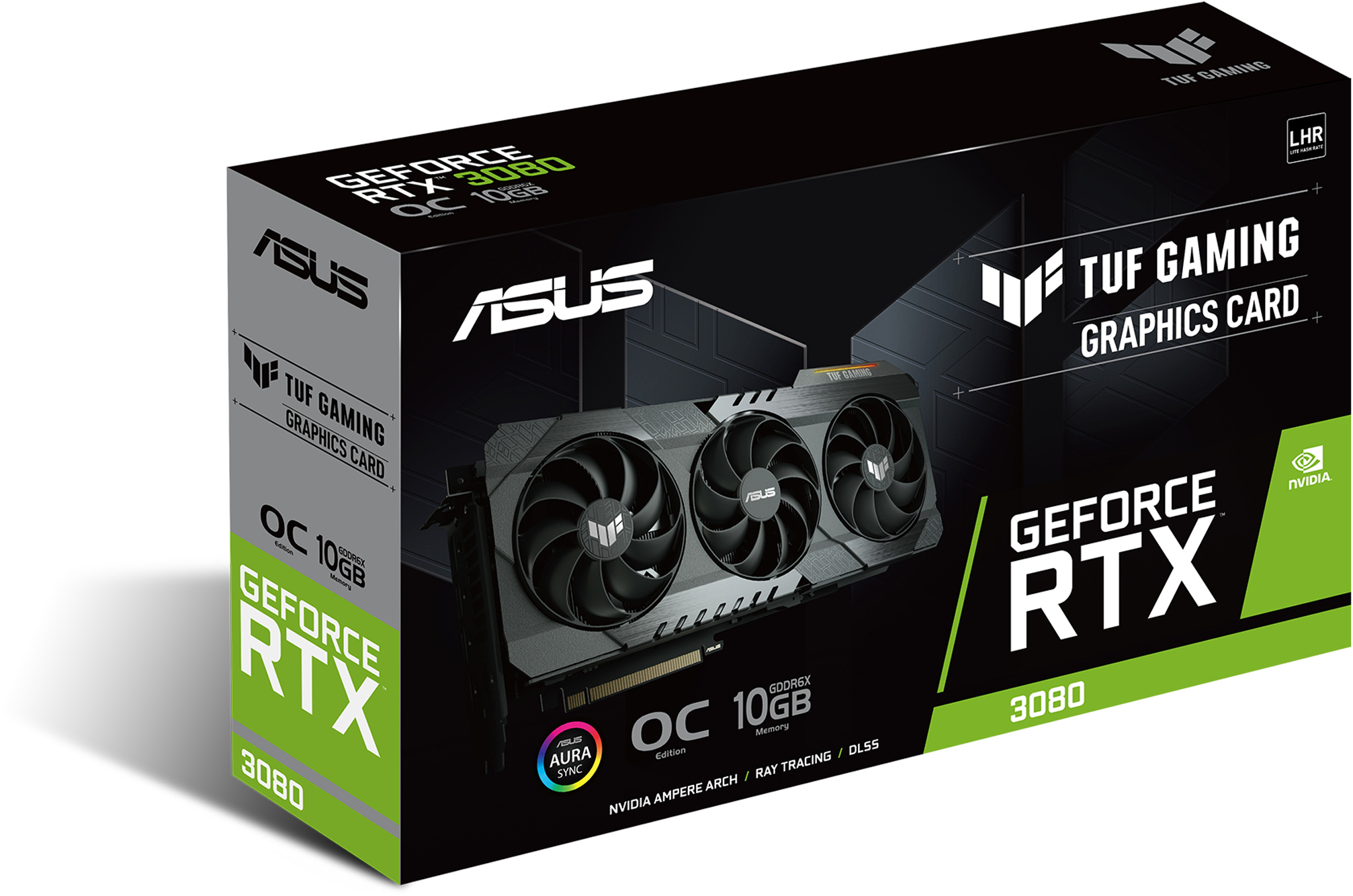 ASUS TUF Gaming GeForce RTX 3080 V2 OC Edition met LHR: beste