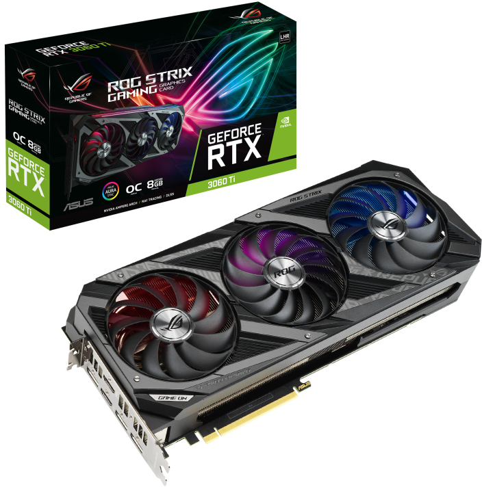 ASUS ROG Strix GeForce RTX 3060 Ti V2 OC Edition met LHR: beste