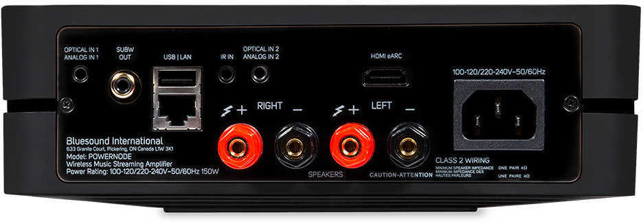 Bluesound PowerNode N330 Zwart: beste prijs - Tweakers