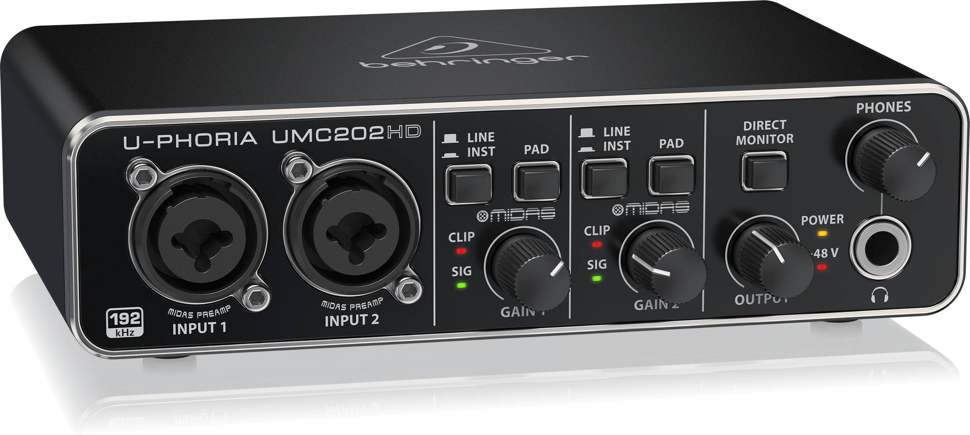 Behringer U-PHORIA UMC202HD: beste prijs - Tweakers