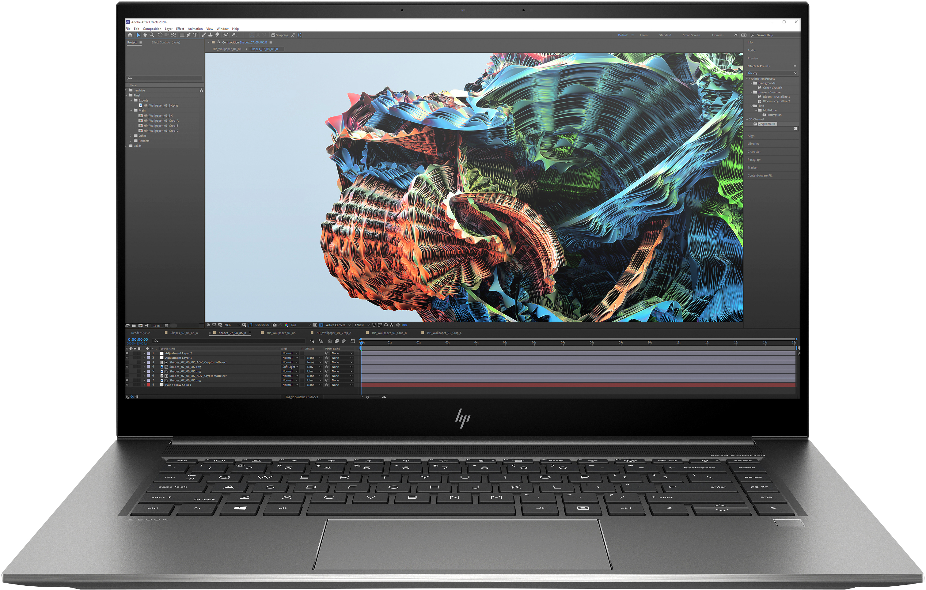 Specificaties van HP ZBook Studio G8 (314F7EA) - Tweakers