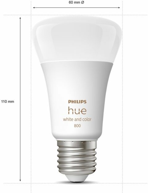 Philips Hue White en Color Ambiance E27 800 lumen Bluetooth (4