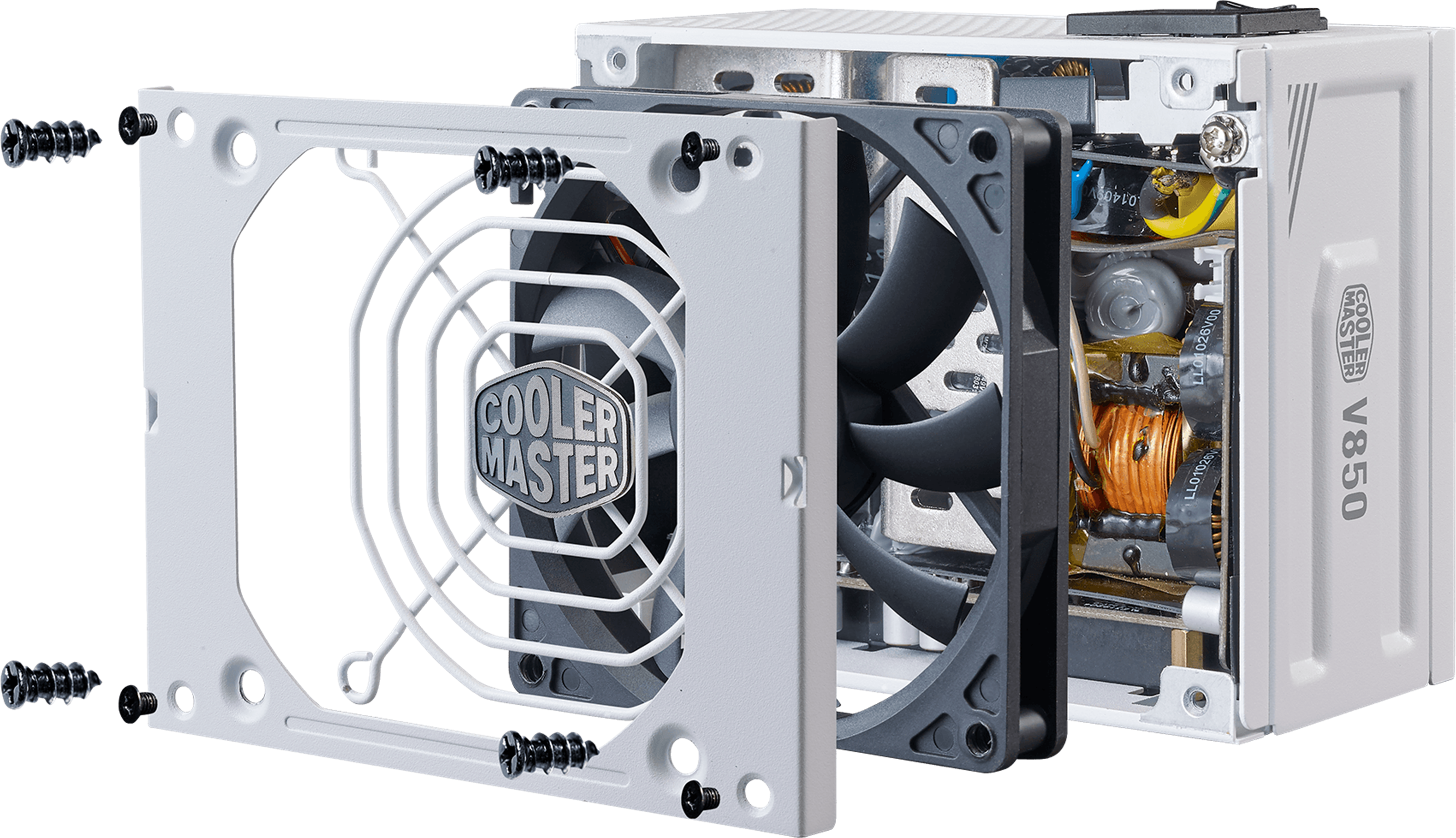 Cooler Master V850 SFX Gold - White Edition (EU-stekker): beste