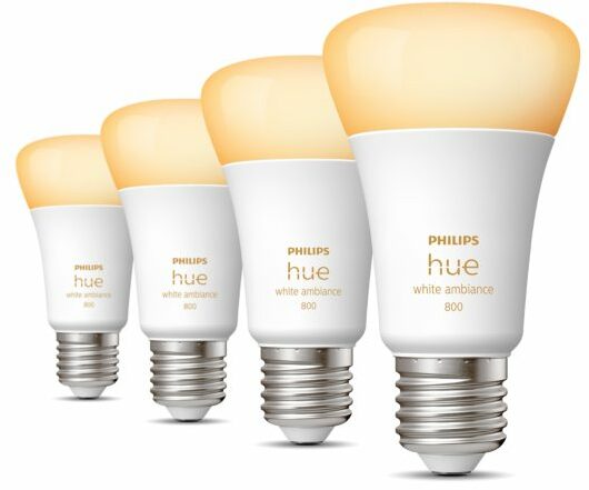 Philips Hue White Ambiance E27 800 lumen Bluetooth (4-pack): beste