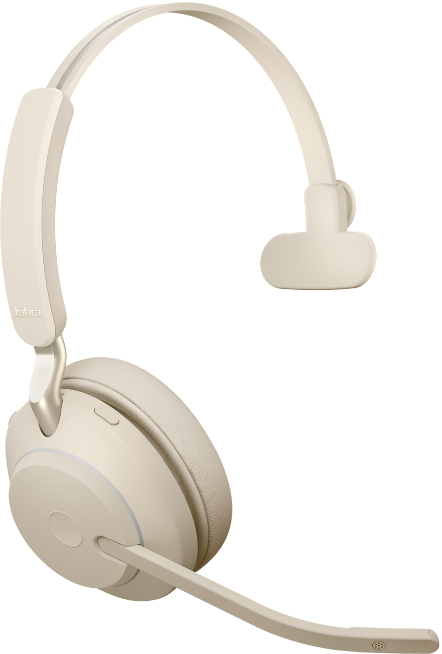 Jabra Evolve2 65, MS Stereo Beige, Zwart: beste prijs - Tweakers