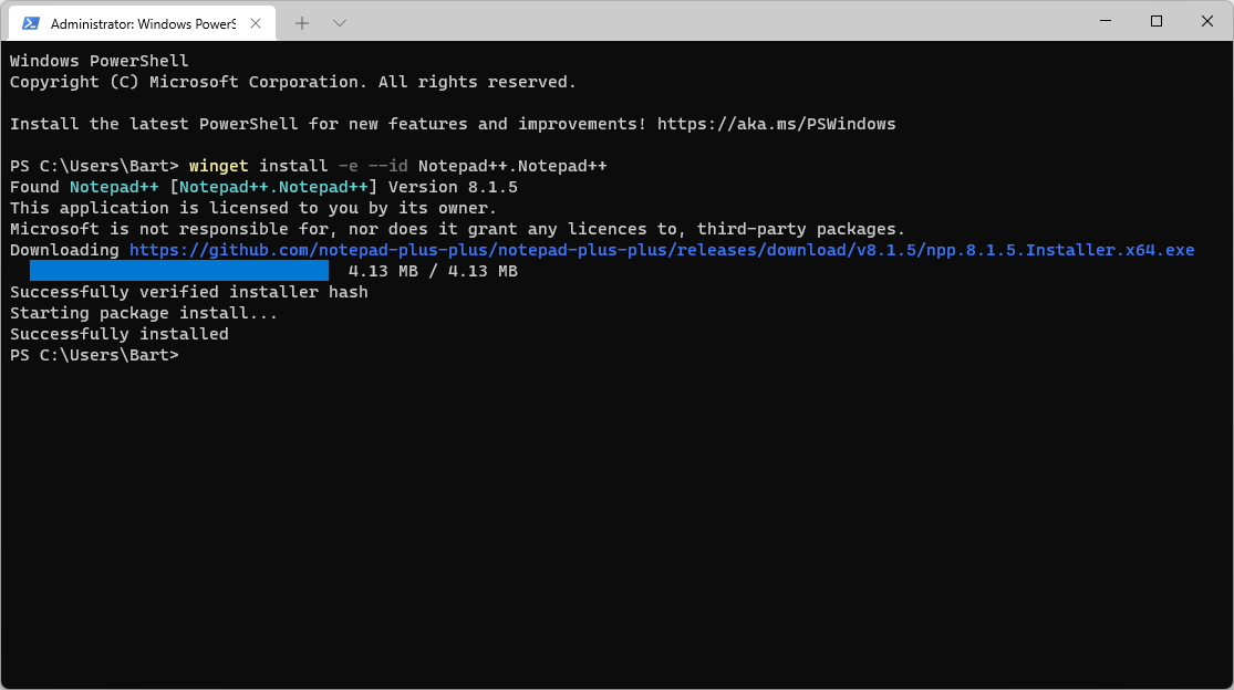 Windows Package Manager