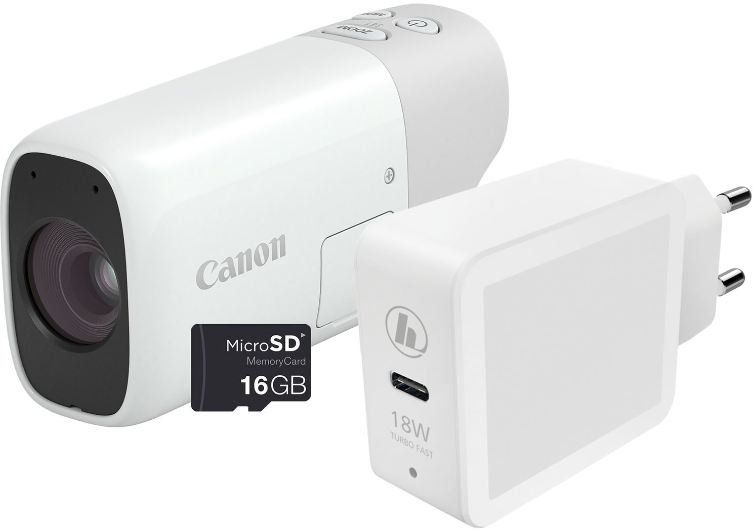 Canon PowerShot Zoom Essential Kit Wit: beste prijs - Tweakers