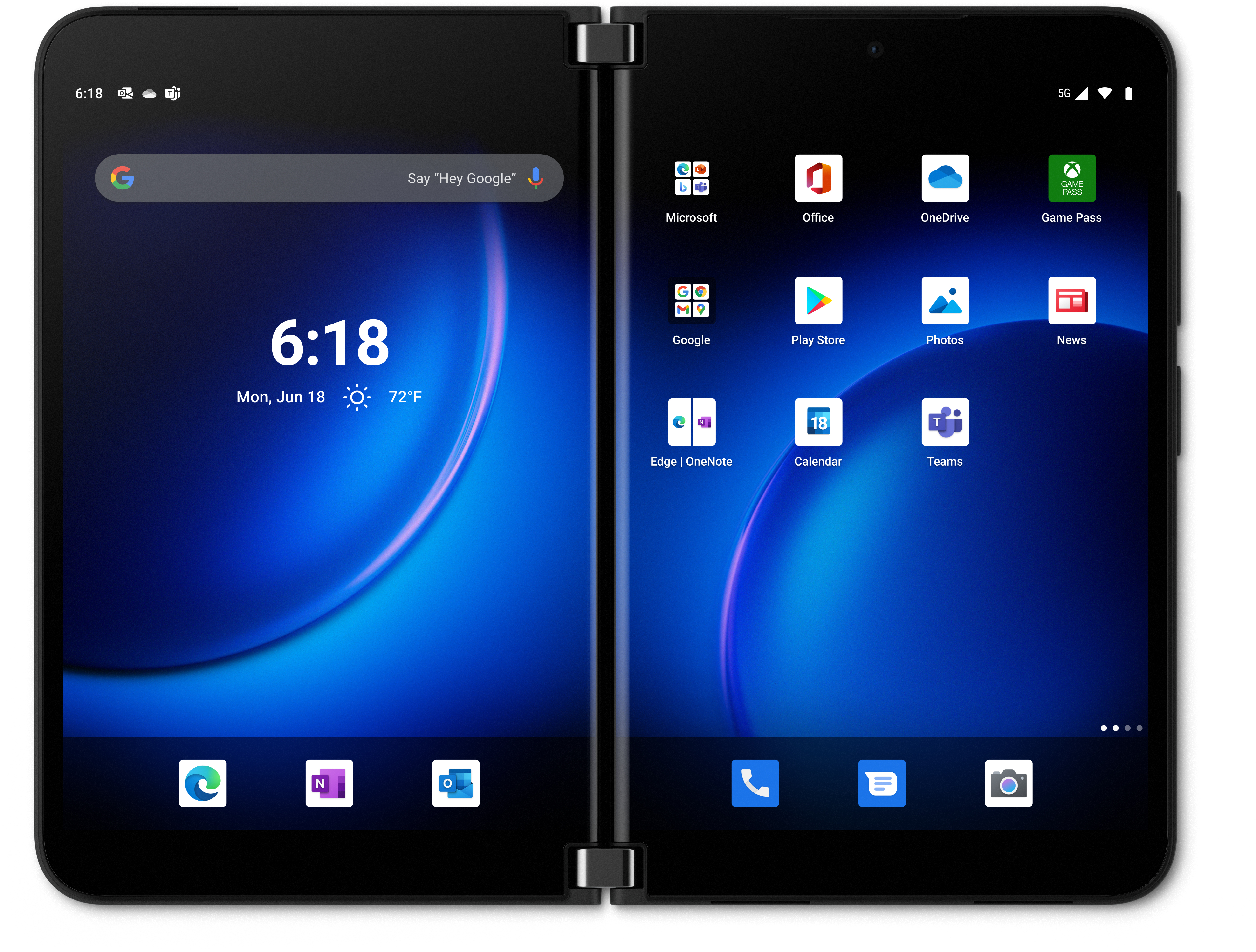 Microsoft Surface Duo 2 256GB Zwart: beste prijs - Tweakers