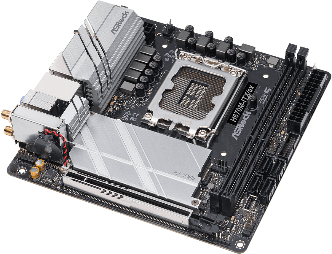 ASRock H670M-ITX/ax: beste prijzen, echte reviews en specificaties