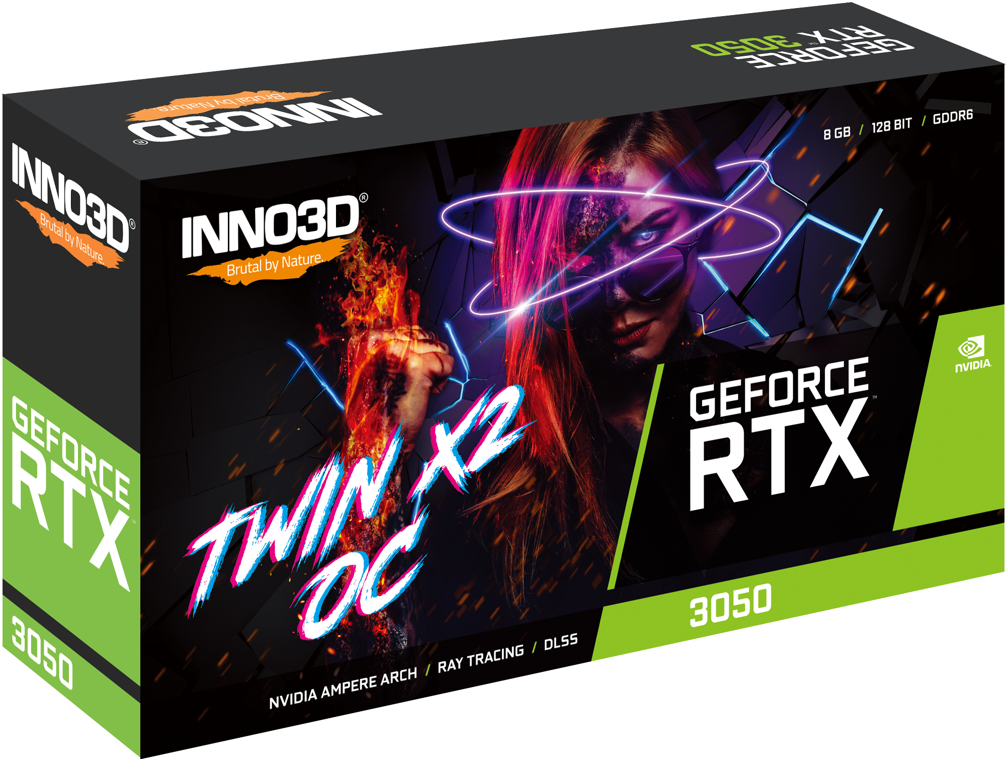 INNO3D GeForce RTX 3050 TWIN X2 OC (N30502-08D6X-11902130