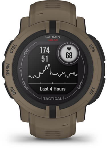Garmin Instinct 2X Solar Tactical Edition: GPS Robusto, Ricarica Solare, Tattico – Nero - 3