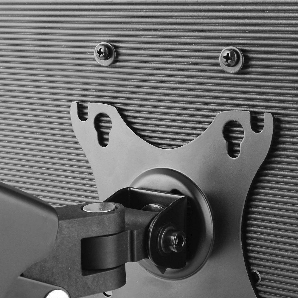 acer Dual Monitor Arm Bureausteun voor 17~32 schermen, verstelbare gasveer voor gebogen platte schermen, kantelbaar, draaibaar, roteerbaar, VESA 75/100 mm, C-klem/doorvoervoet, belastbaar tot 9Kg