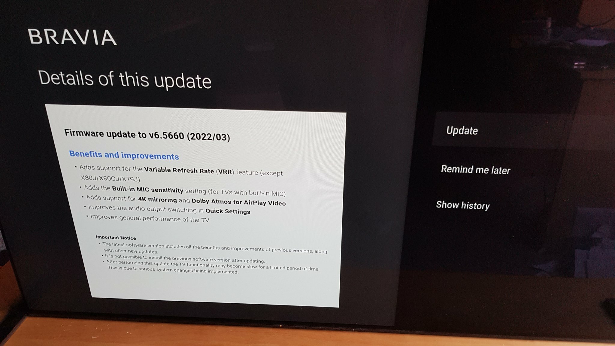 Sony brengt VRRupdate uit voor Bravia XRtv's van 2021 Beeld en