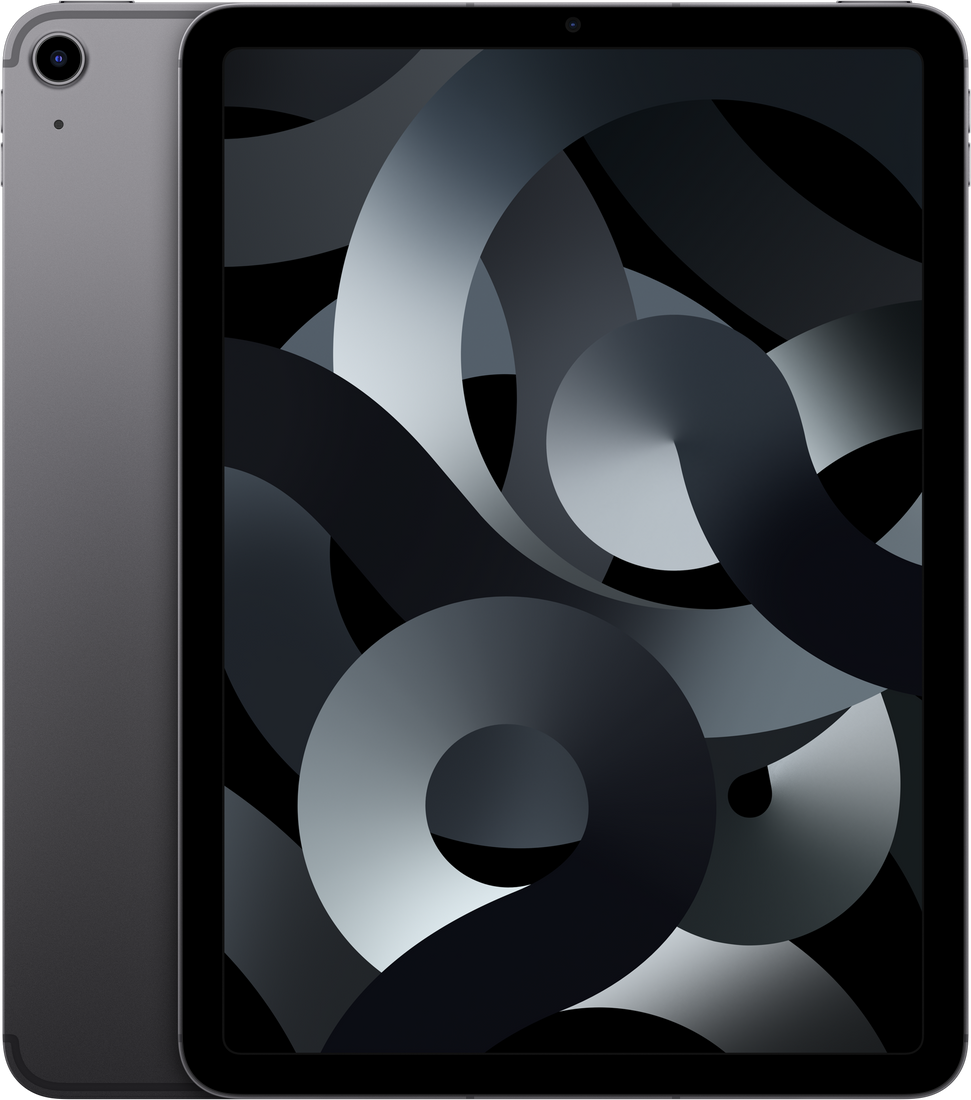 Apple iPad Air (2022) Wi-Fi + Cellular, 64GB opslag Grijs: beste