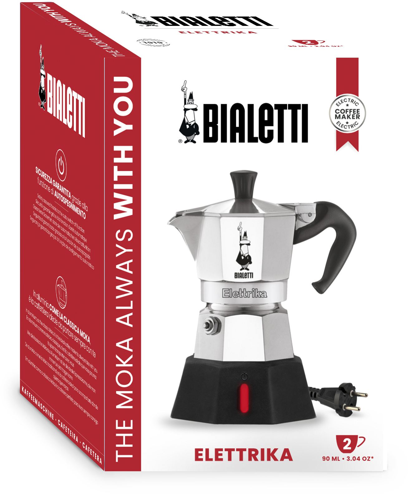 Bialetti Moka Elettrika - Kenmerken 