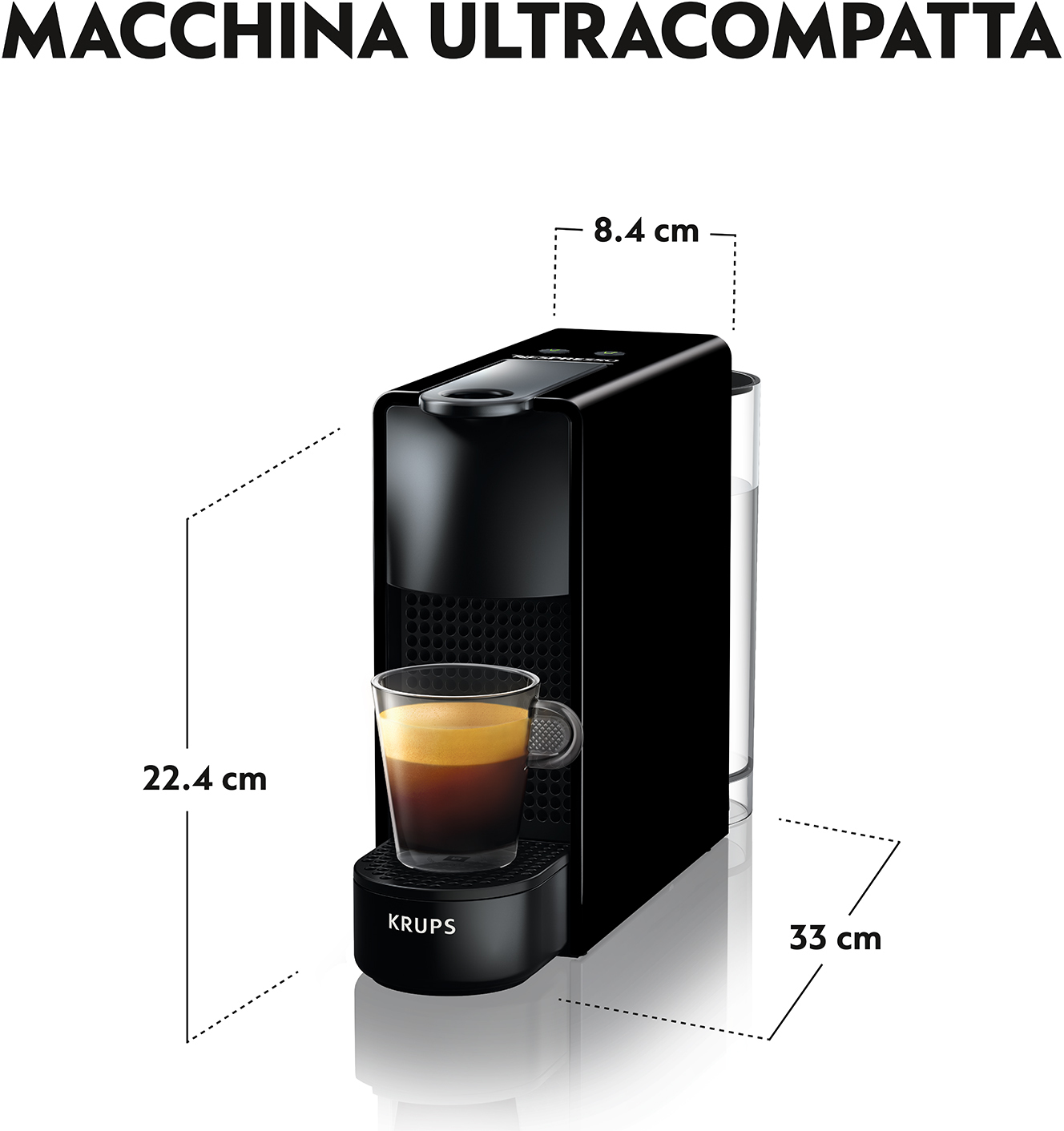 Nespresso Krups Essenza Mini XN1118 + Melkopschuimer kopen? Shop bij fonQ!