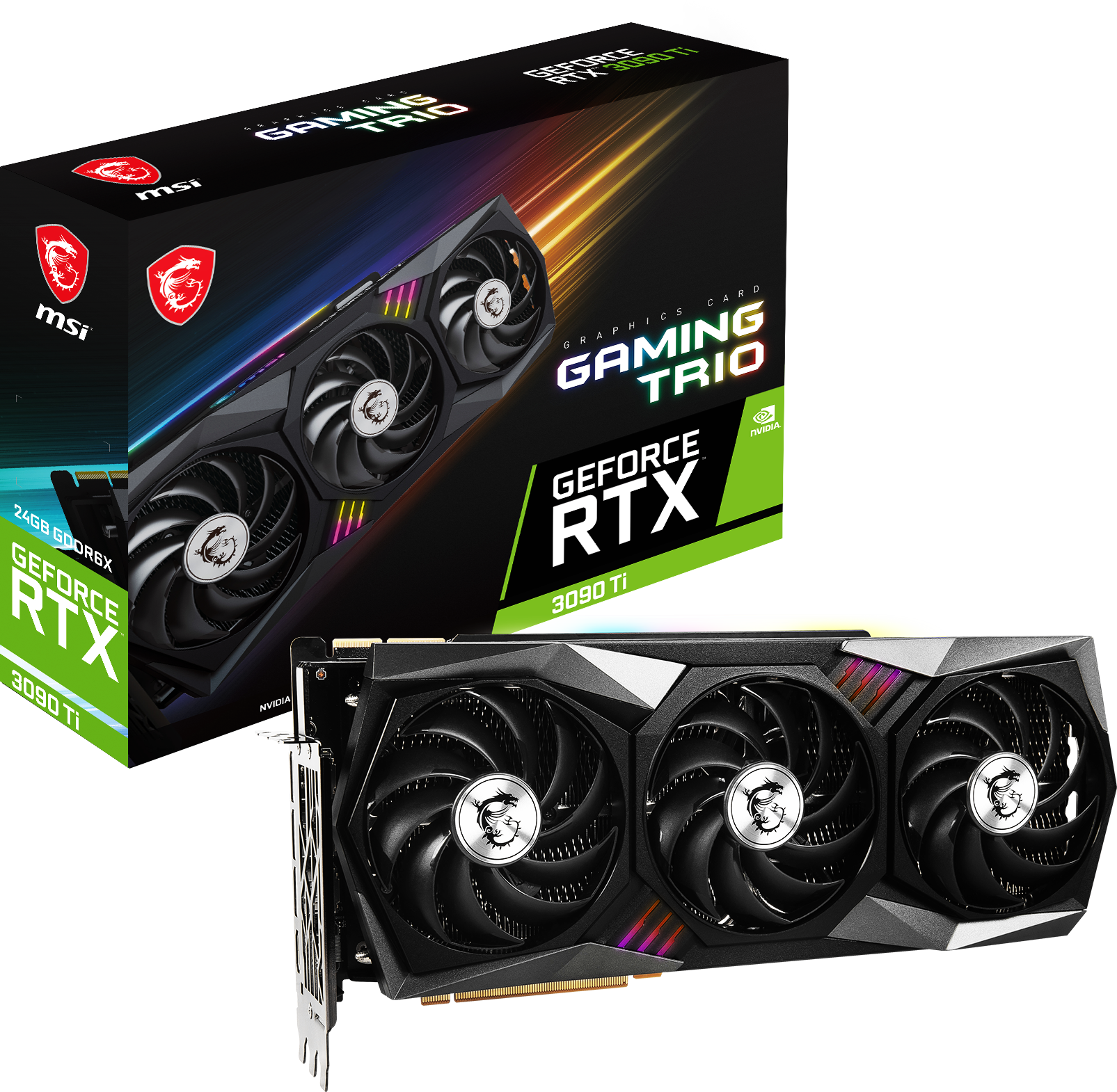 MSI GeForce RTX 3090 Ti Gaming TRIO 24G: beste prijs - Tweakers