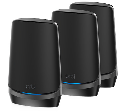 Netgear Orbi AXE11000 Mesh WiFi 6E-systeem (RBKE963B) | 3 stuks