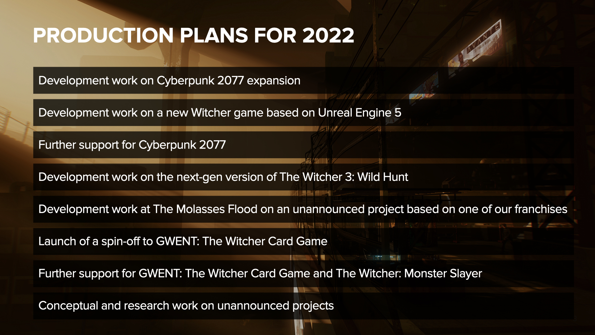 CD Projekt RED: eerste uitbreiding Cyberpunk 2077 komt uit in 2023 - Gaming - Nieuws - Tweakers